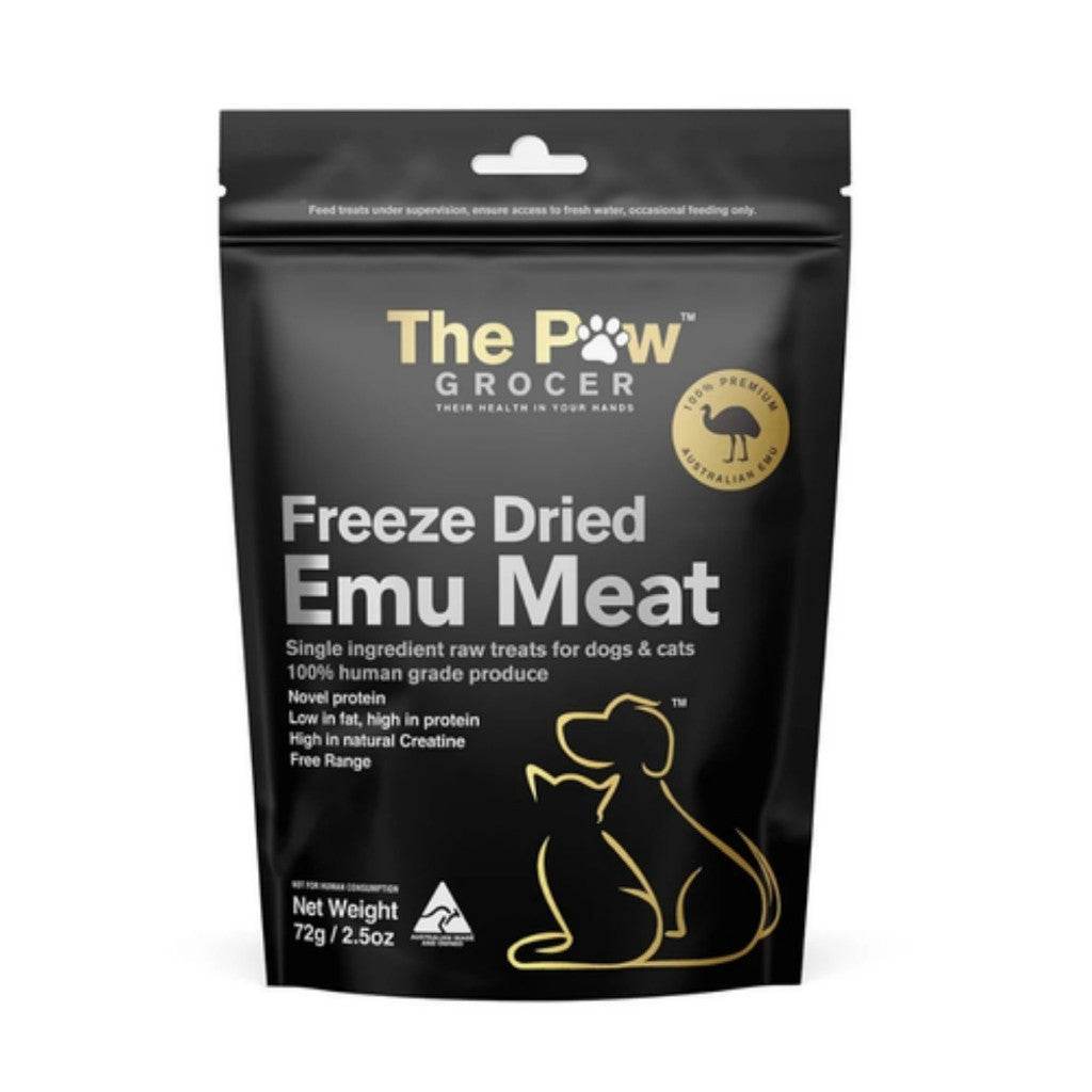 The Paw Grocer Freeze Dried Treats Emu Meat 72g