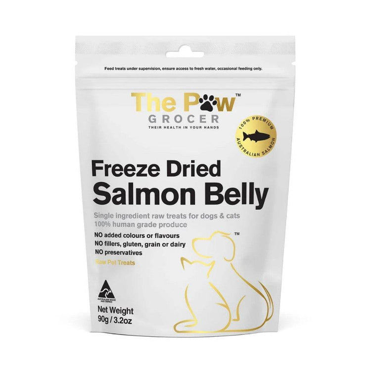 The Paw Grocer Freeze Dried Treats Salmon Belly 90g