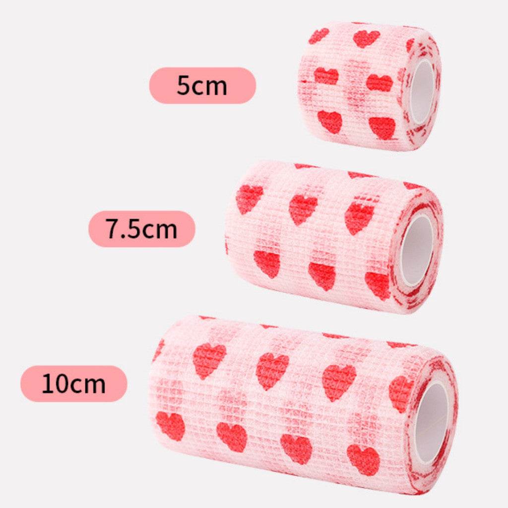 Pet Self Adhesive Bandage Red Heart