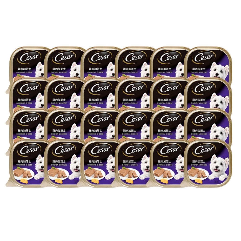 Cesar Dog Tray Wet Food Chicken & Cheese