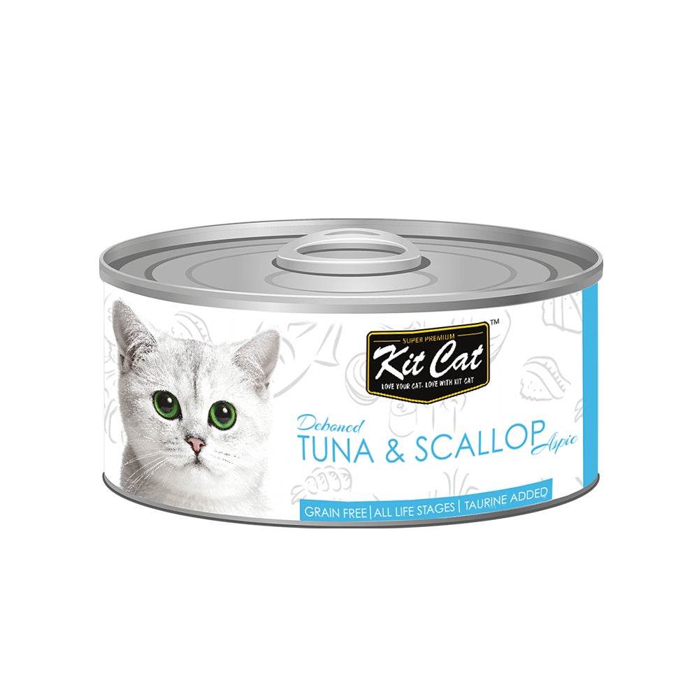 Kit Cat Deboned Food Topper 80g Tuna & Scallop