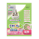 Unicharm Deo Toilet Cat Litter Box Pellets Floral 3.8L