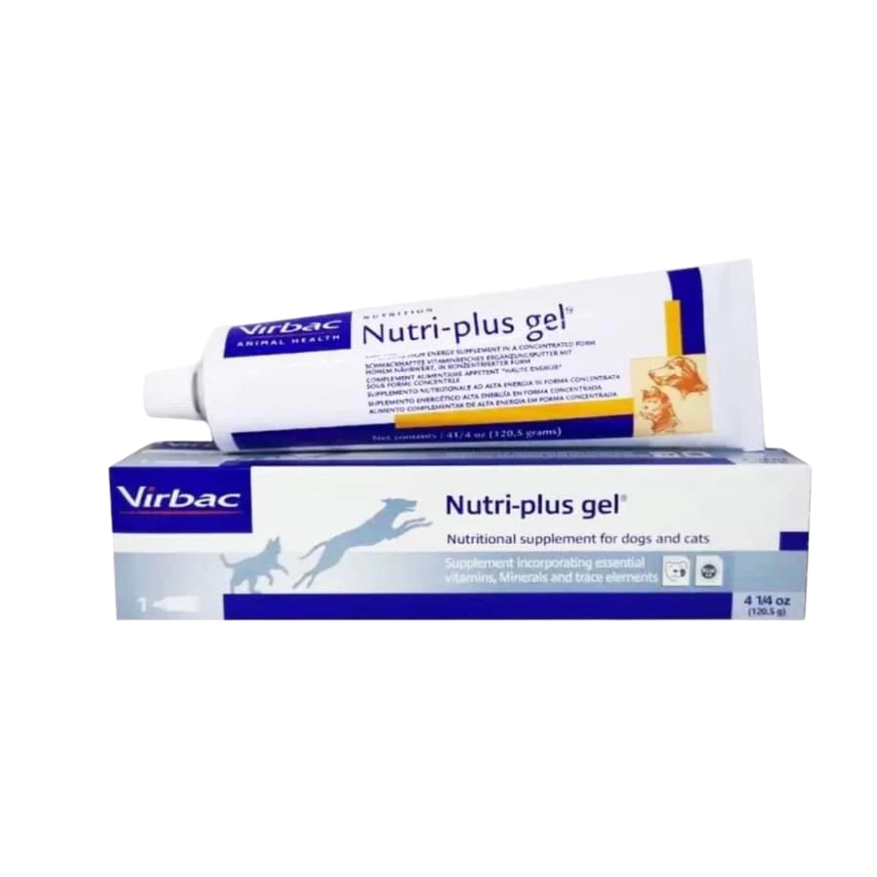 Virbac Nutri-Plus Gel Supplement For Dogs & Cats 120g Virbac Gel 120g
