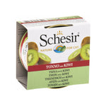 Schesir Canned Cat Food In Gravy & Jelly 70g–85g Tuna with Kiwi