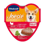 85g Vitakraft Joesie & Poesie Hearts Tray Turkey & Duck