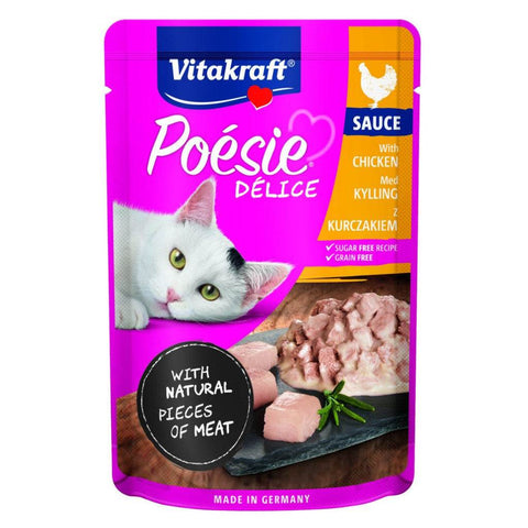 85g Vitakraft Poesie Delice Pouch Chicken | Sauce