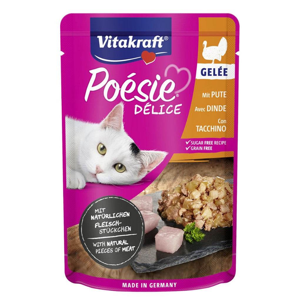 Vitakraft Poesie Delice Pouch 85g Turkey | Jelly