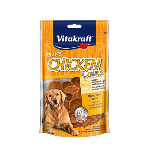 Vitakraft Dog Treats 80g – Pure Chicken, Beef, Lamb, Duck & More Chicken Bonas