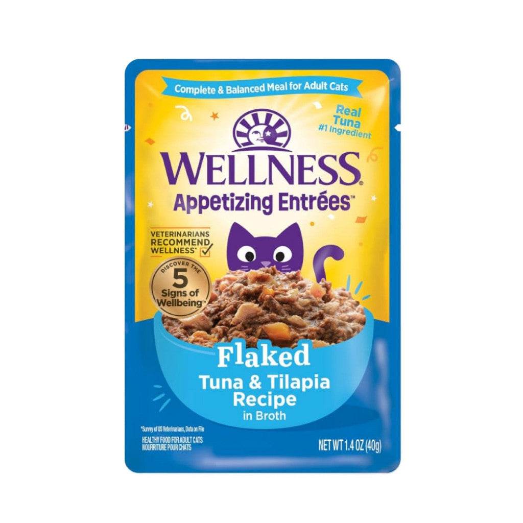 Wellness Appetizing Entrées Shredded, Flaked, Mousse Flaked Tuna&Tilapia