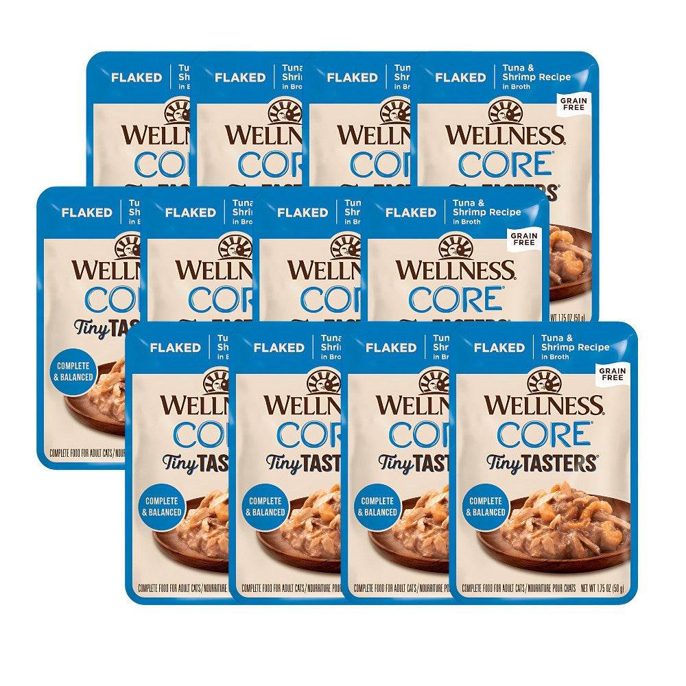 Wellness CORE Tiny Tasters Wet Cat Food Flaked Tuna & Shrimp