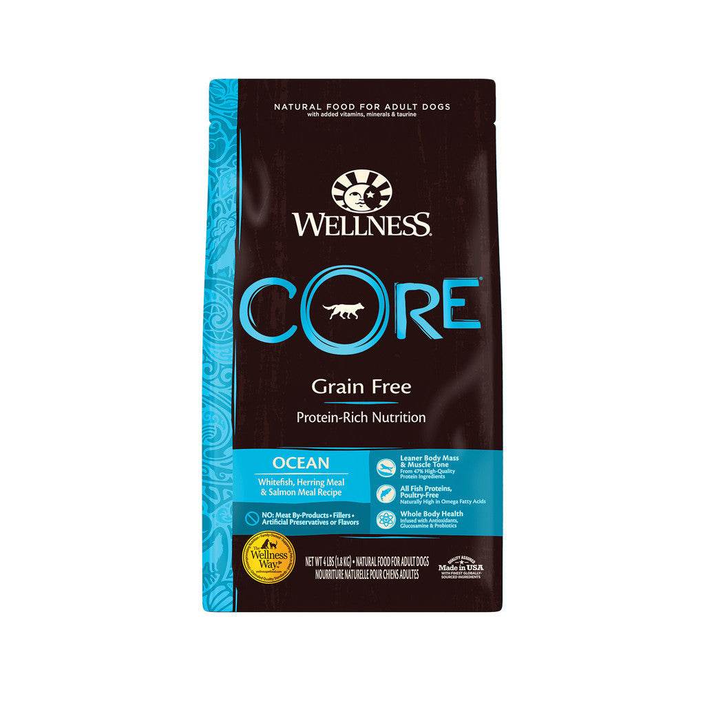 Wellness CORE Grain Free Dry Food for Dog Ocean 4lb