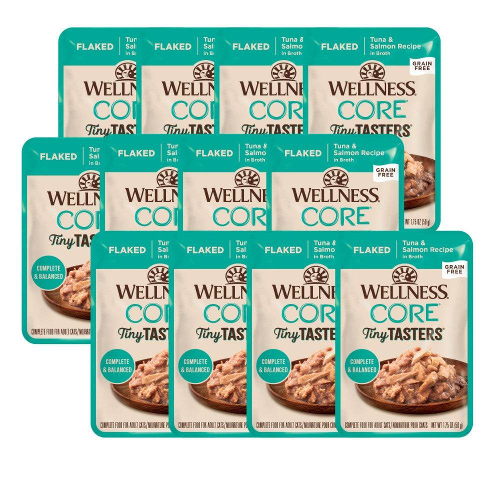 Wellness CORE Tiny Tasters Wet Cat Food Flaked Tuna & Salmon