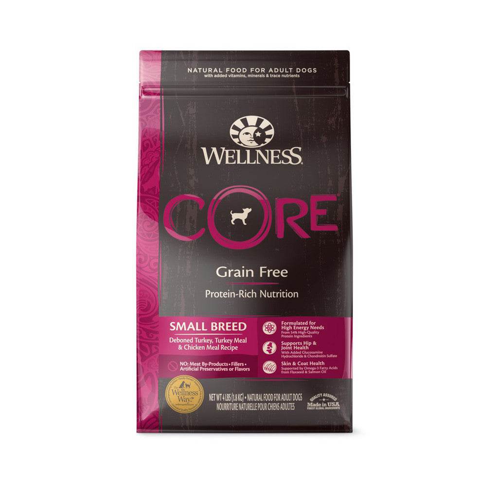 Wellness CORE Grain Free Dry Food for Dog Org Small Breed 4lb