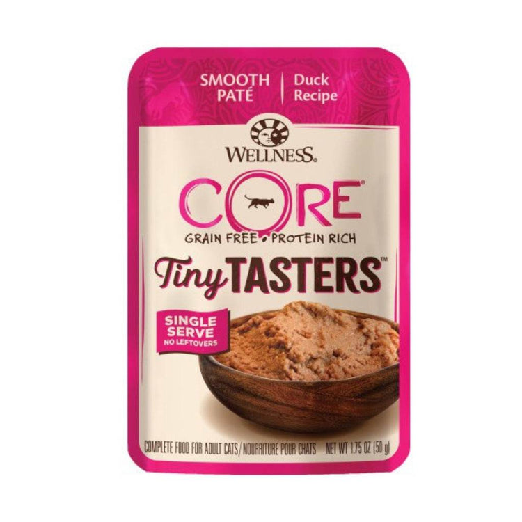 Wellness CORE Tiny Tasters– Gourmet Wet Meals 1.75oz S. Pate Duck