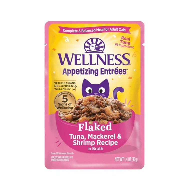 Wellness Appetizing Entrées Shredded, Flaked, Mousse FlakedTunaMack&Shrmp