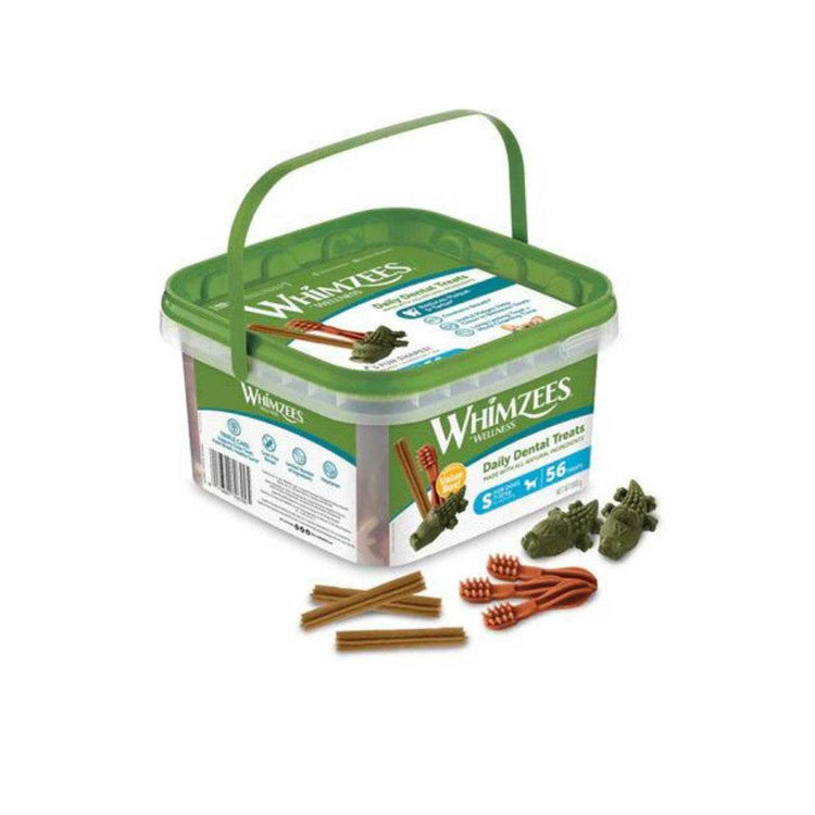 Whimzees Dental Treats for Dogs Small 56pcs