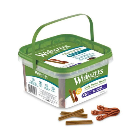 Whimzees Dental Treats for Dogs X-Small 112pcs