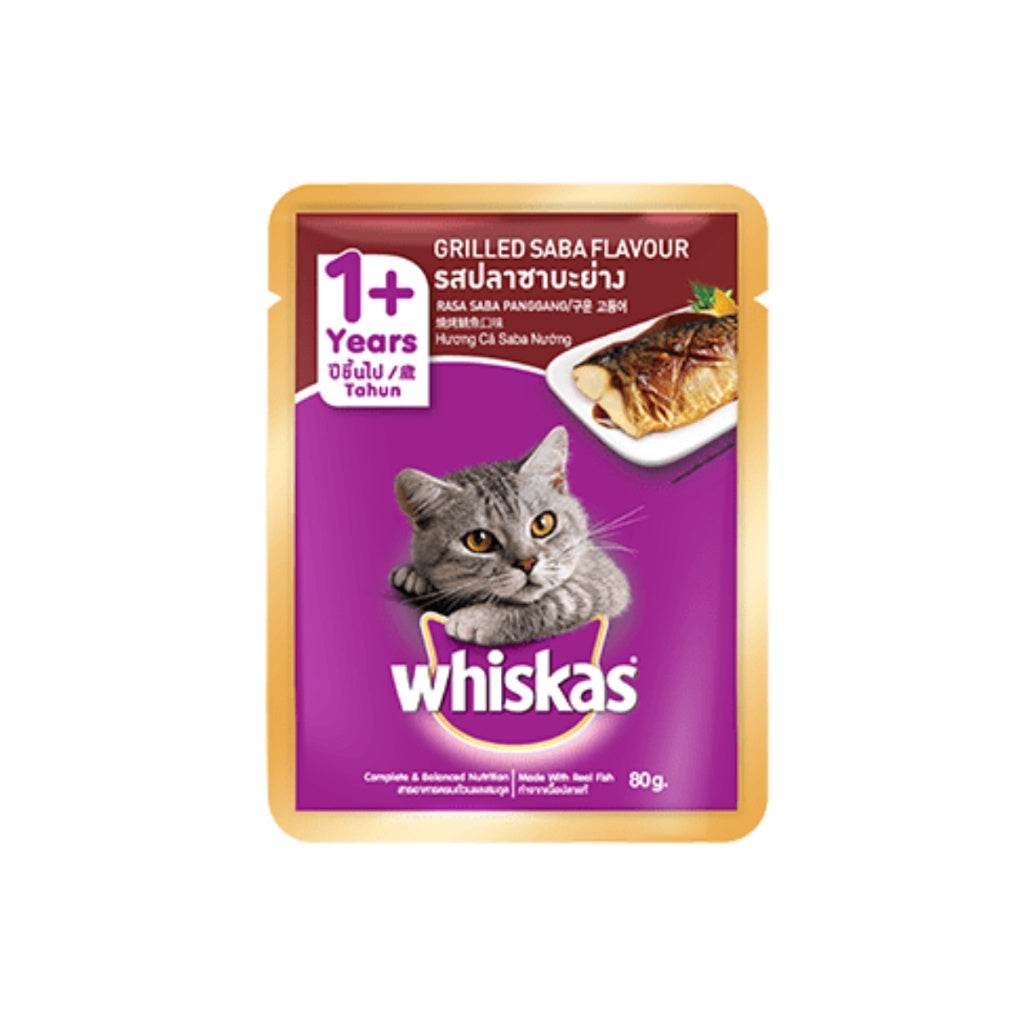 Whiskas Tasty Mix Wet Food Pouch Adult-Grilled Saba