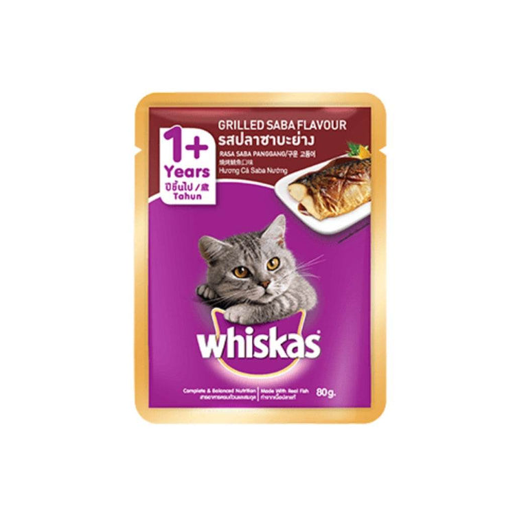 Whiskas Tasty Mix Wet Food Pouch Adult-Grilled Saba