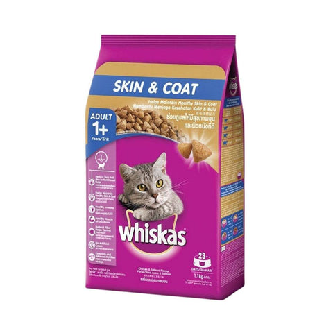 480g/1kg Whiskas Cat Dry Food Tuna & Salmon 480g