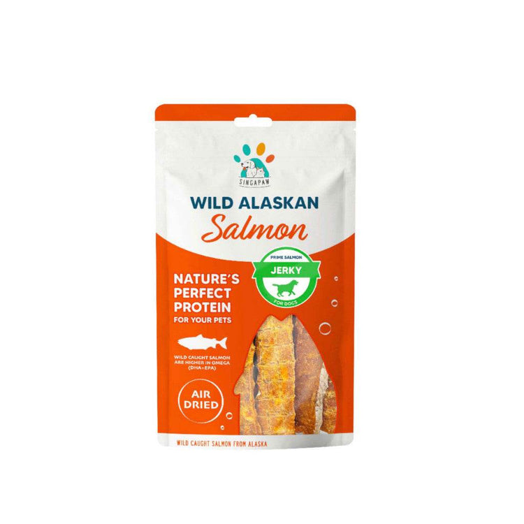 Singapaw Salmon & Pollock Cat & Dog Treats Salmon Jerky