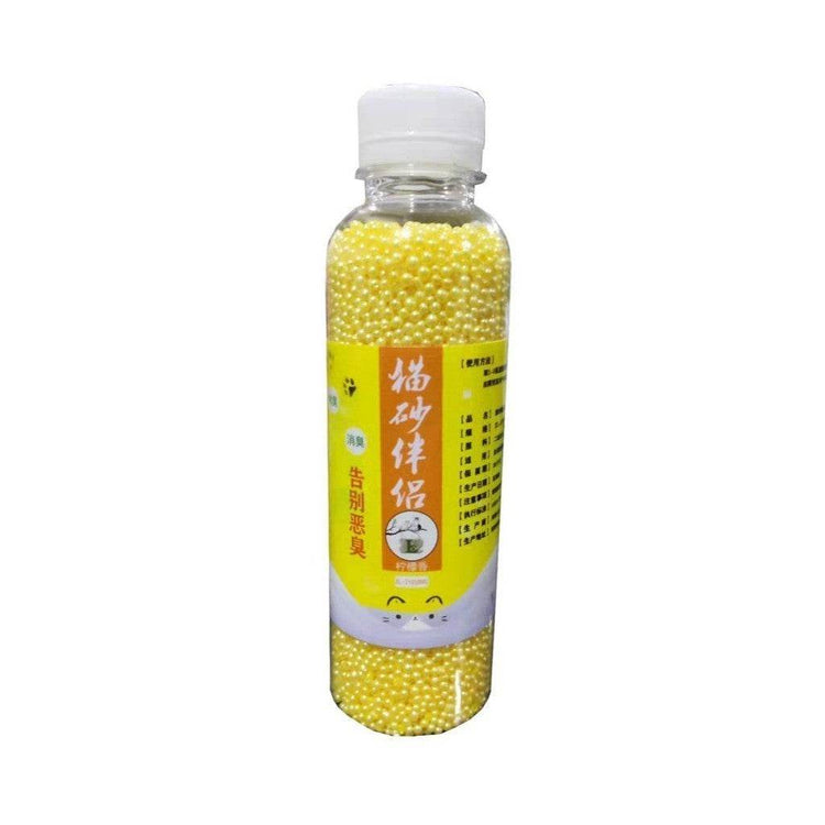 250g Cat Litter Deodorant Beads Lemon Yellow 250g