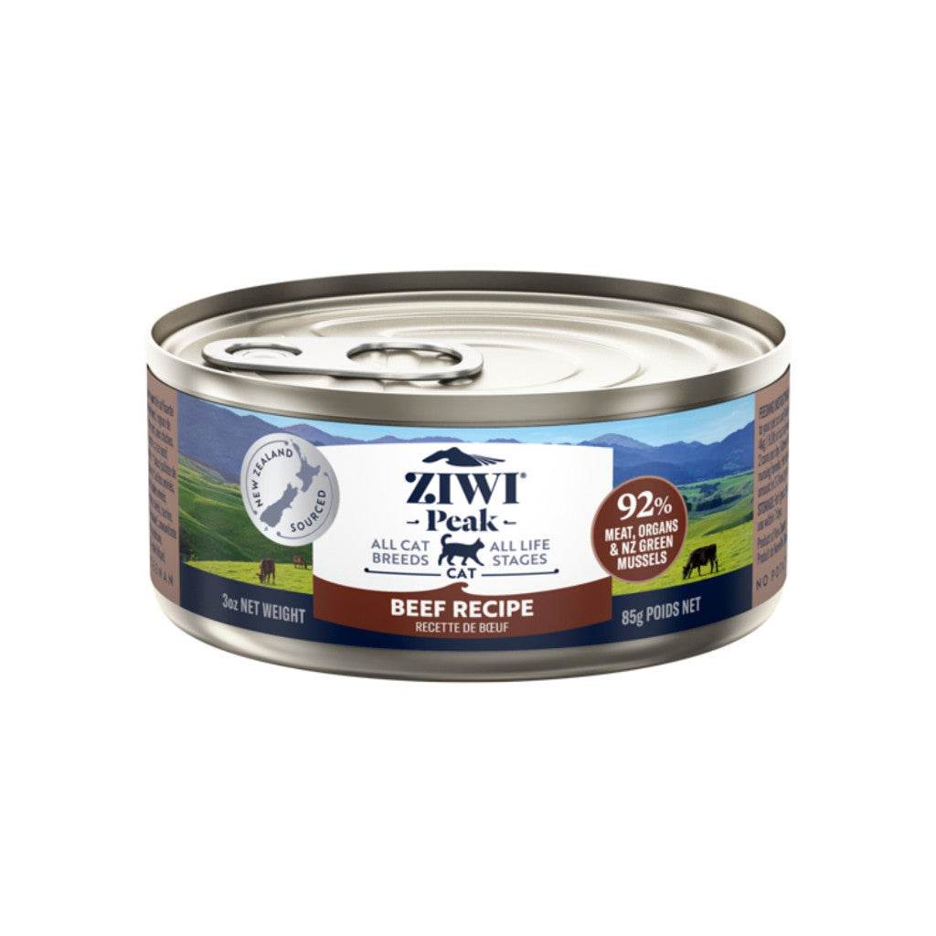 85g ZIWI Peak Wet Cat Food Beef 85g