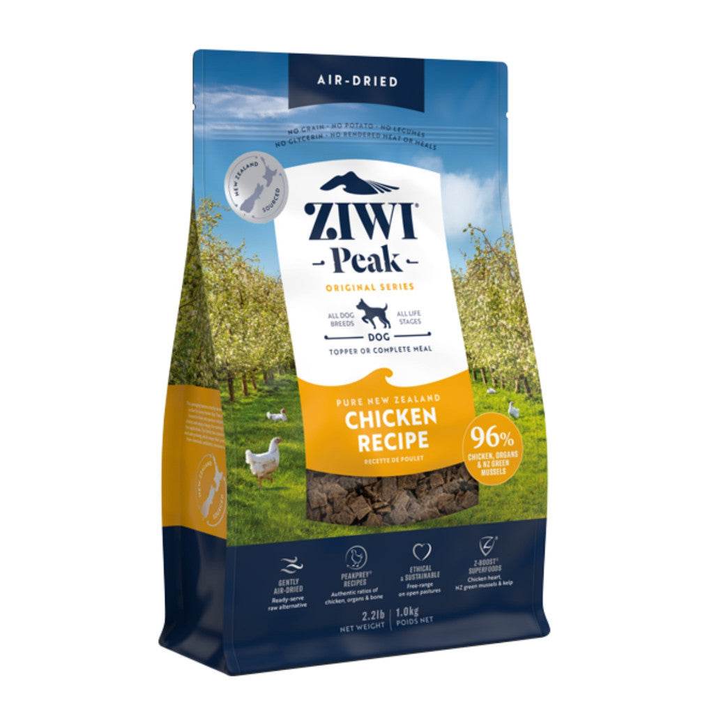 ZIWI Peak Air Dried Dog Food 1kg – Venison, Lamb, Beef &amp; Mor Chicken Air Dried Dog Food1kg