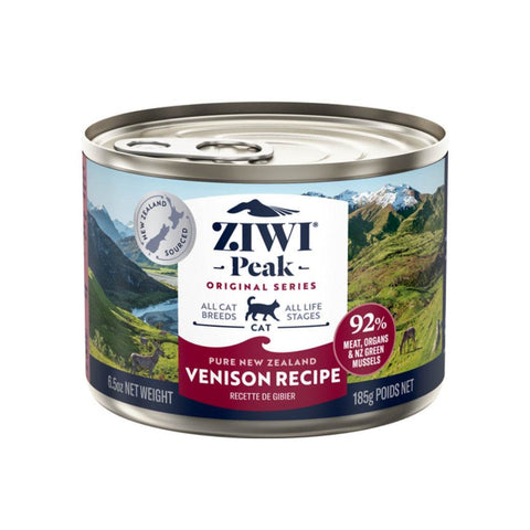ZIWI Peak Wet Cat Food Venison 185g
