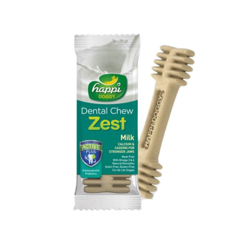 25g Happi Doggy Dental Chew Milk