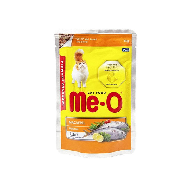 80g Me-O Cat Wet Food In Pouch Mackerel