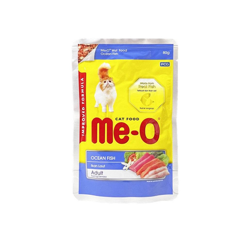 Me-O Cat Wet Food In Pouch 80g Ocean Fish