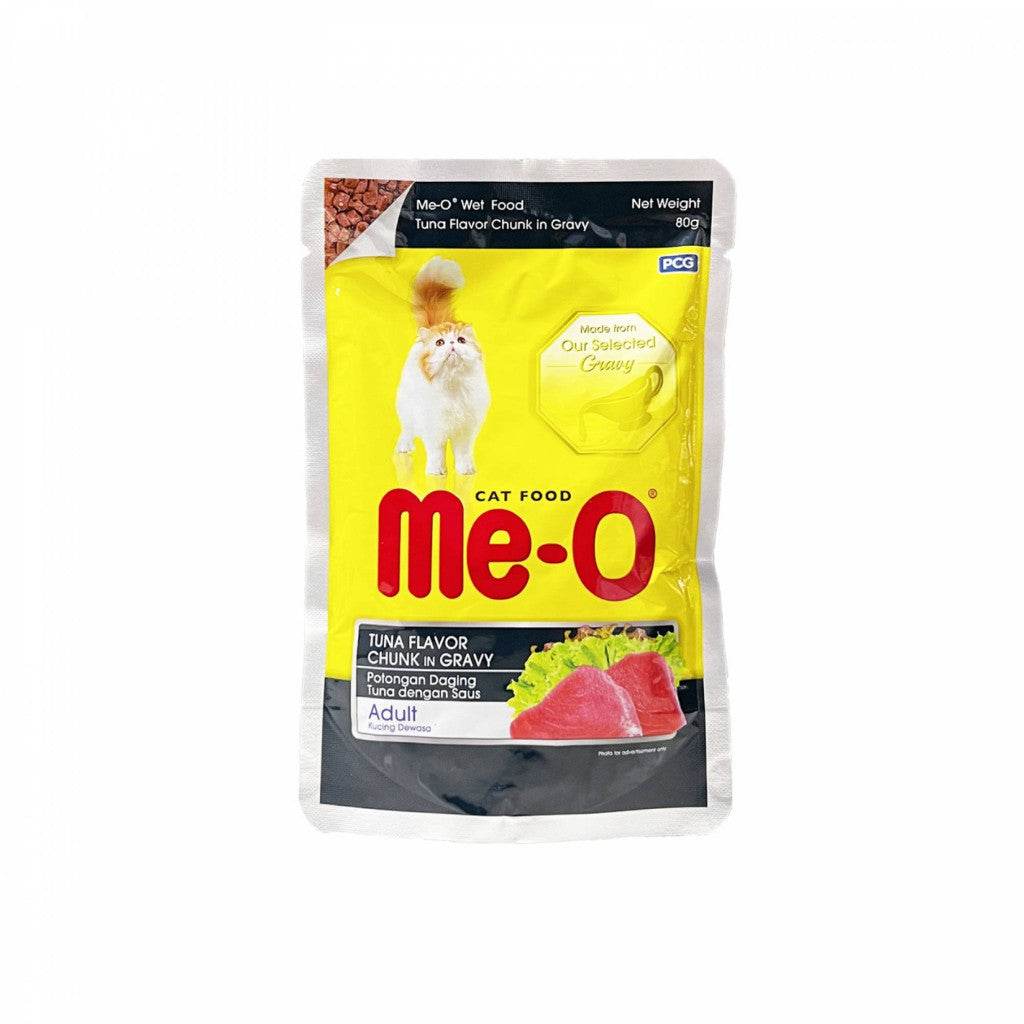 Me-O Cat Wet Food In Pouch 80g Tuna Chunk Gravy