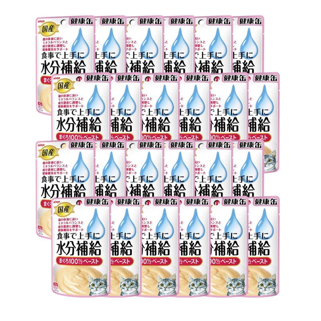 Bundle of 24 Aixia Kenko Pouch For Cat KZJ1 Tuna