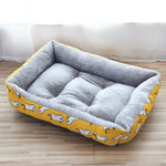 Thick Cushion Pet Bed - S,M Size Yellow