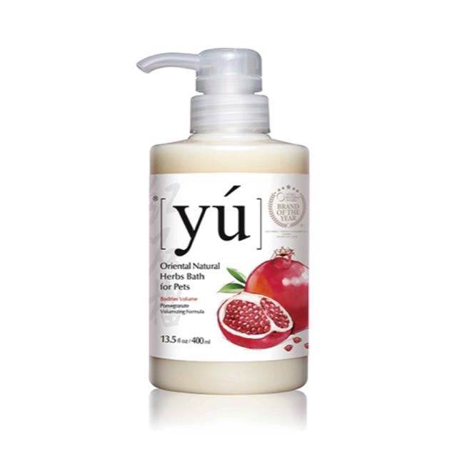 Yu Pet Care Shampoo, Spray & Leave-in Treatment Pomegranate Volumizing Formula