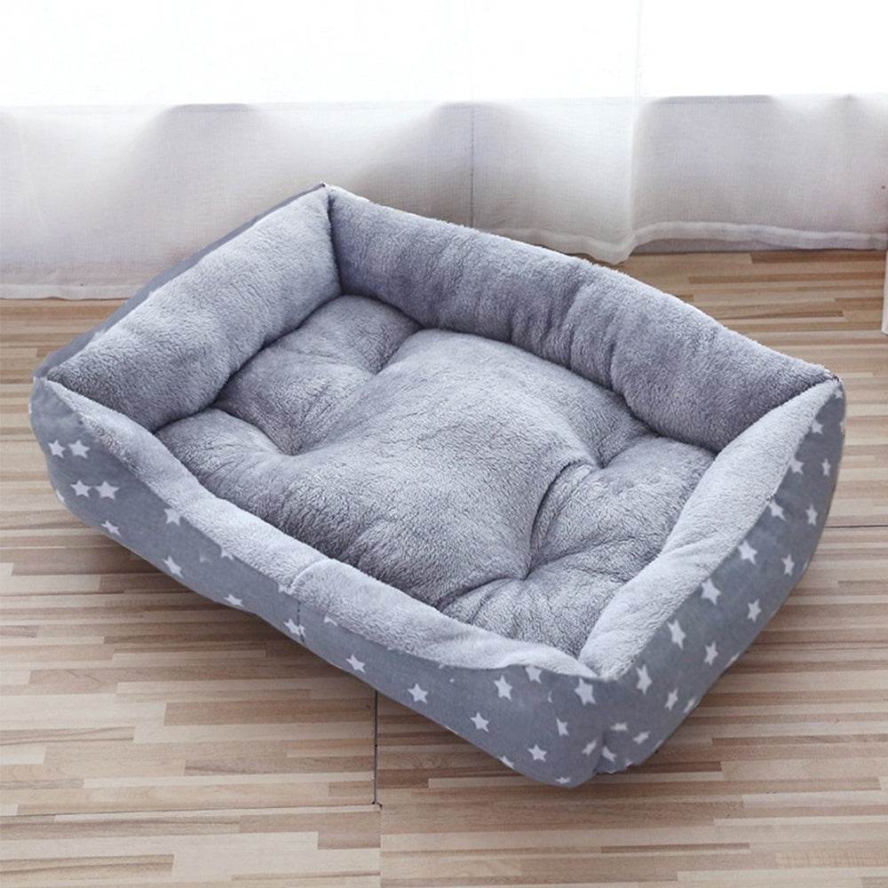 Thick Cushion Pet Bed - S,M Size Star