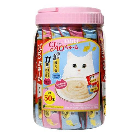 Ciao Churu Cat Treats 14g x 50 Sticks TSC11T Tuna (Red)
