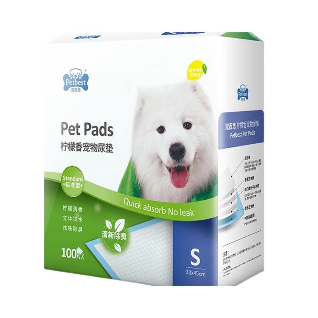 PETBEST Ultra-Absorbent Pet Pee Pad - Lemon & Charcoal, S/M/L/XL Lemon S (100pcs)