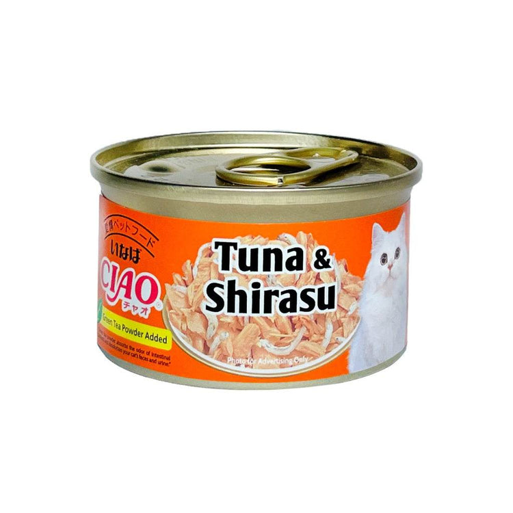 75g Ciao White Meat Tuna Can A-02 Tuna & Shirasu