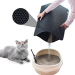 Splash-Proof Double Layer Non-Slip Cat Litter Pad