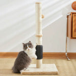 Cat Scratching Post Sisal Rope with Ball - 60cm/80cm Beige 80cm
