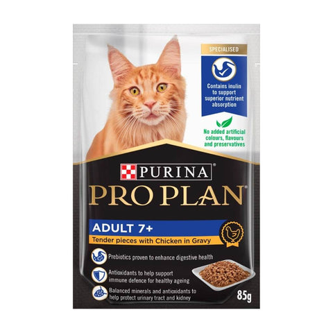 Purina PRO PLAN Wet Cat Food 85g Adult 7+