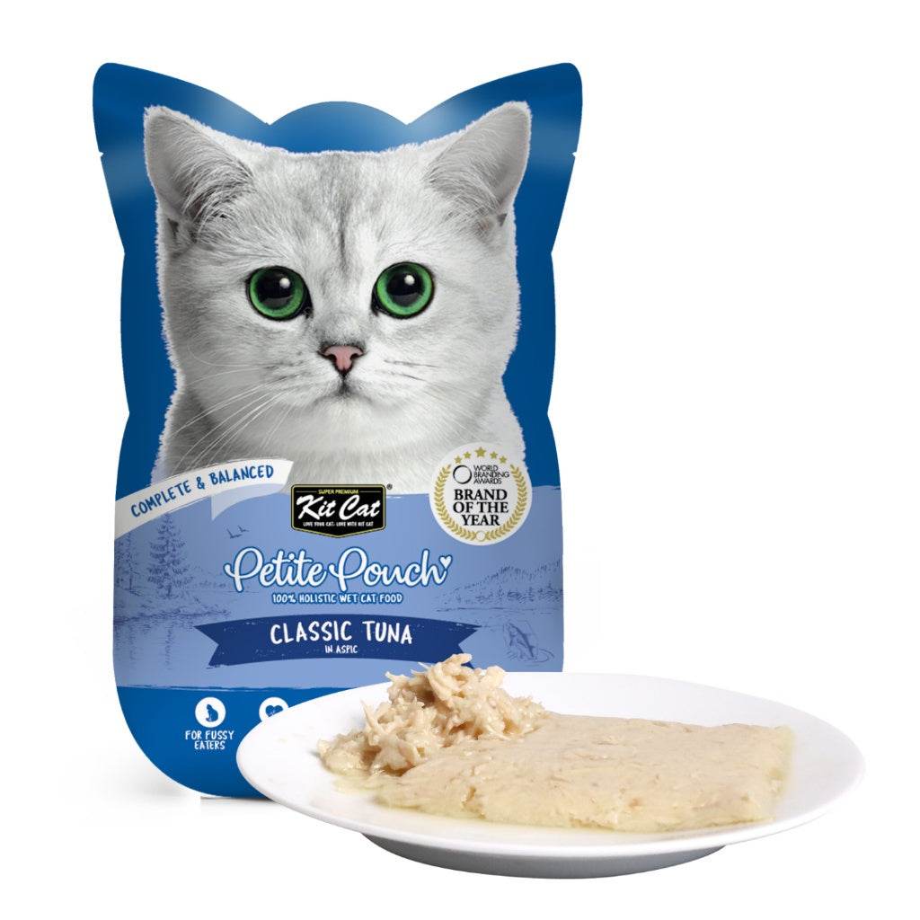 Kit Cat Petite Pouch Wet Cat Food 70g Classic Tuna