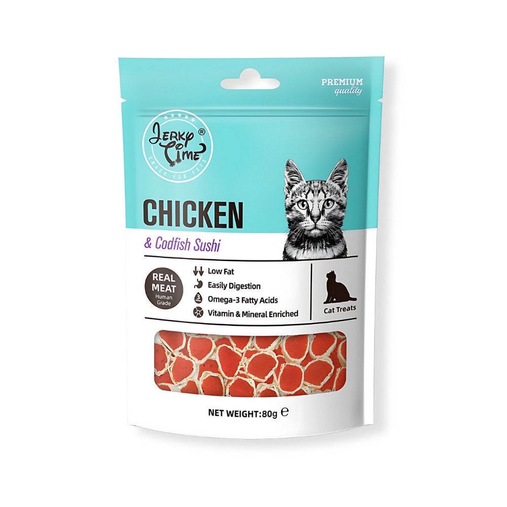 80g Jerky Time Cat Treats CK & CF Sushi