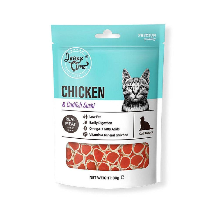 80g Jerky Time Cat Treats CK & CF Sushi