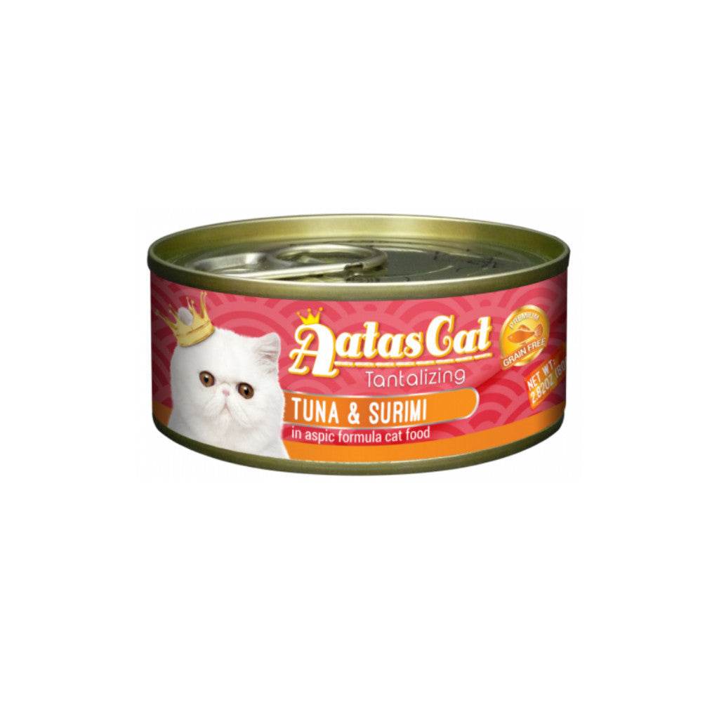 80g Bundle of 24 Aatas Cat Tantalizing Tuna Can Tuna & Surimi