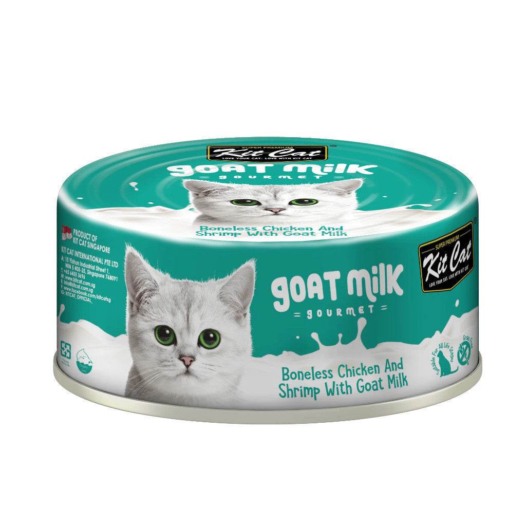 Kit Cat Goat Milk Gourmet Wet Food 70g Chicken & Shrimp
