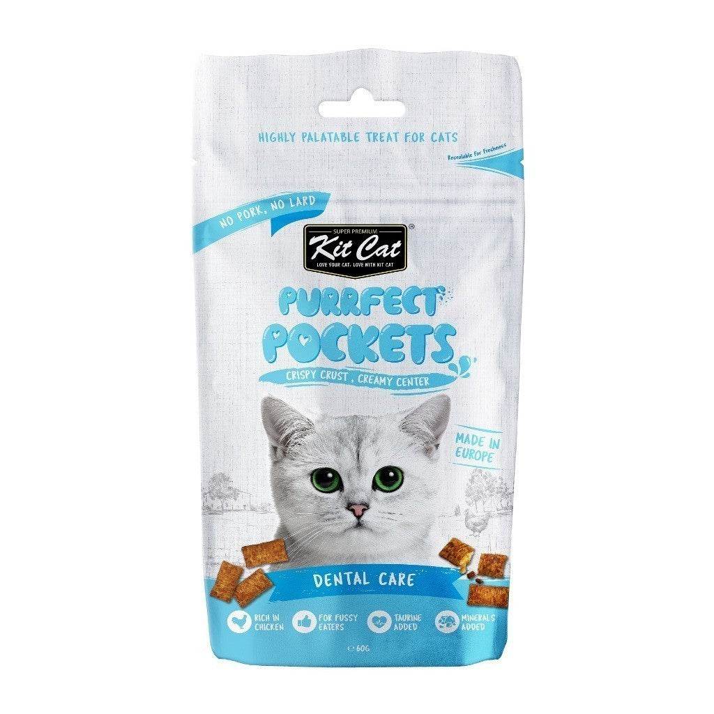 60g Kit Cat Purrfect Pocket Treats Dental Care