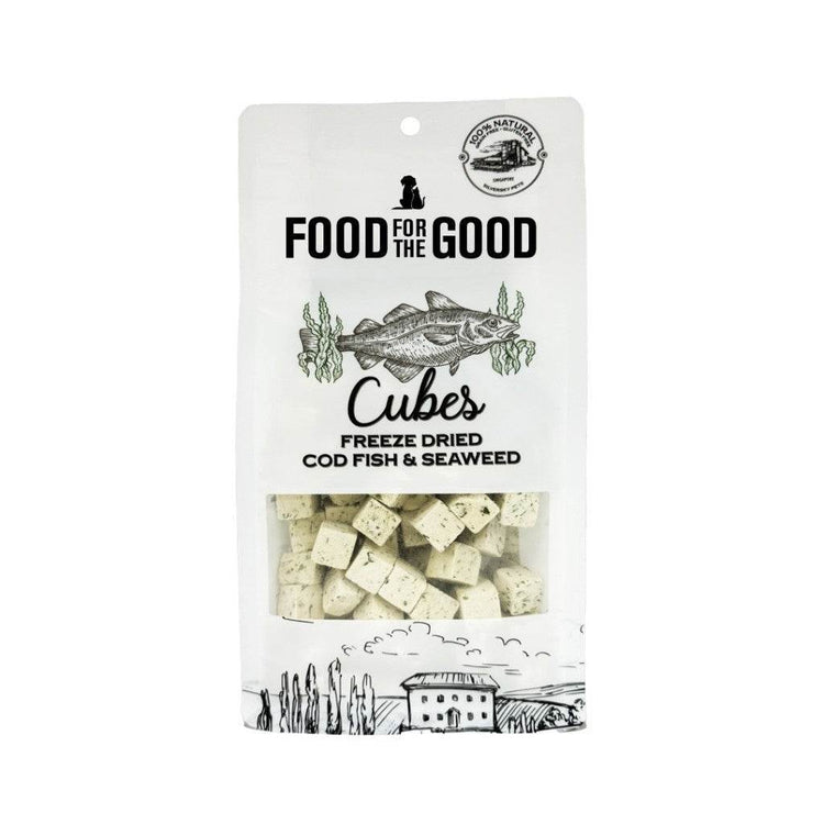 Food For The Good Freeze-Dried & Air Dried Treats FD CodfishSeaweed70g